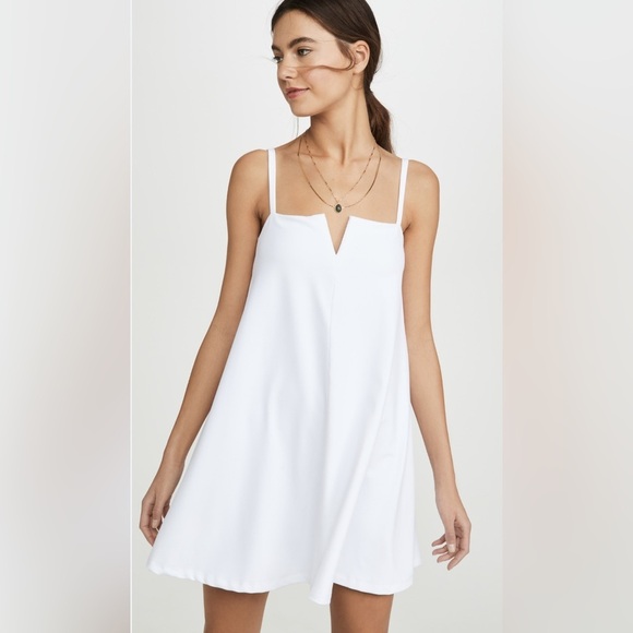 Susana Monaco Flared V-Wire Tank Dress – White (Size Small, EUC) - Picture 1 of 11
